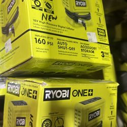 Ryobi 18 volt High Pressure Digital Inflator Kit $70 each kit 