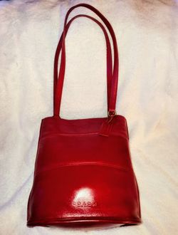 Coach Bag Vintage Asheville Red
