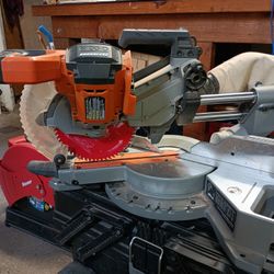 18v Ridgid Miter Saw Double Bevel 