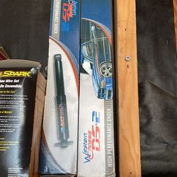 Shocks Coil Springs And Shackles To Lower 2inch. Bought for a 1986 C10 Truck