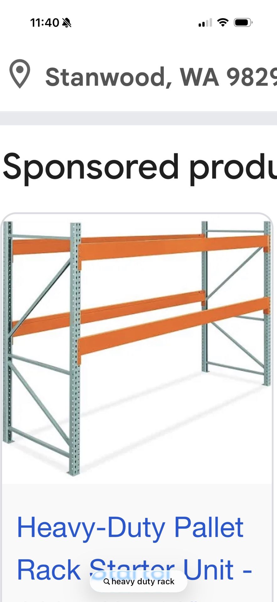 Storage Racks.  Heavy Duty