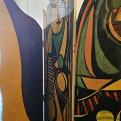 Room Divider -Picasso's "Girl Before a Mirror