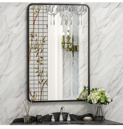 Mirror With Metal Frame 22x30 Inch