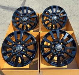 18” Toyota Land Cruiser OEM Rims Gloss Black