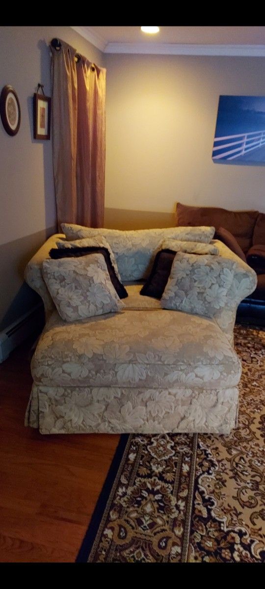 Sealy Extra Wide Chair & Ottoman