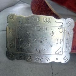 Bar Brand Belt Buckle 