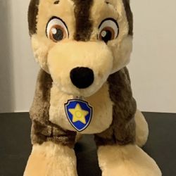 Paw Patrol Chase 15” Plush Build A Bear With Collar & Tag BAB Nickelodeon