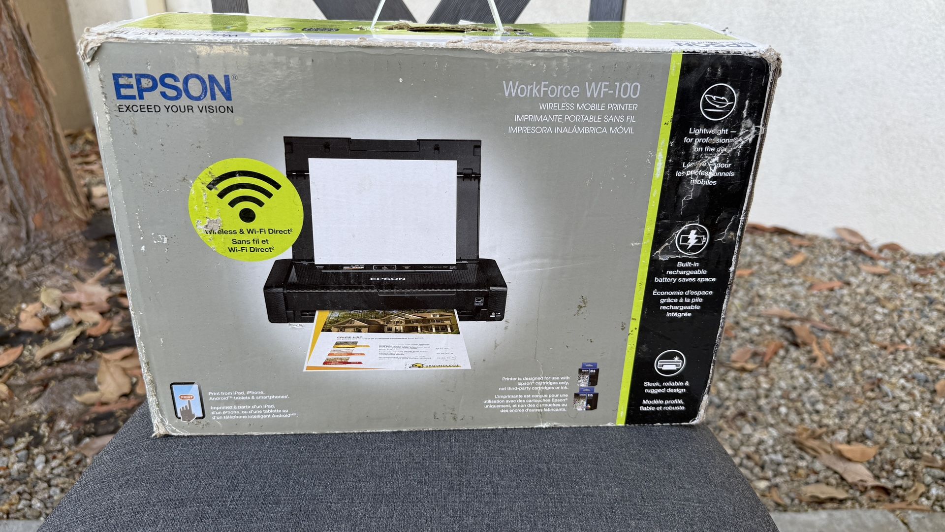 Epson WorkForce WF-100 Wireless Mobile Printer