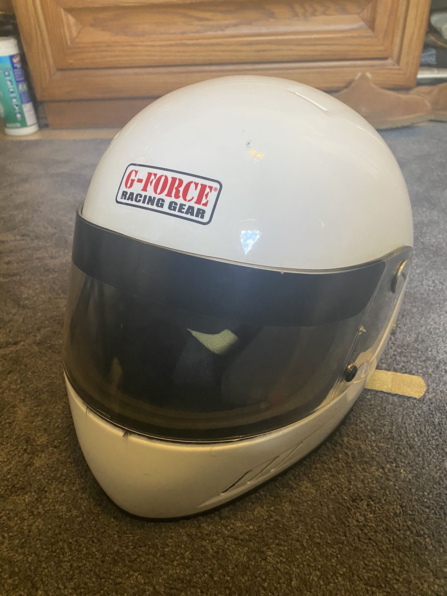 GForce Racing Helmet white medium (SA2005)
