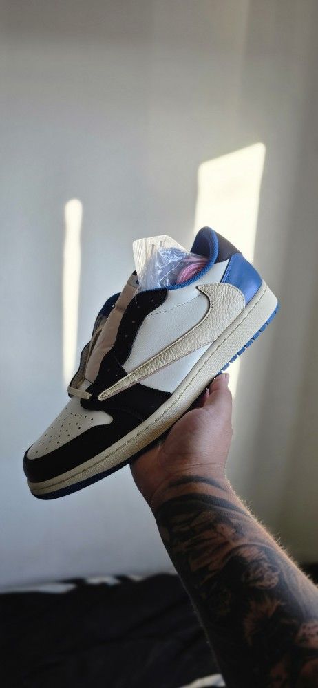 Nike Jordan 1 Low Travis Scott Fragment 