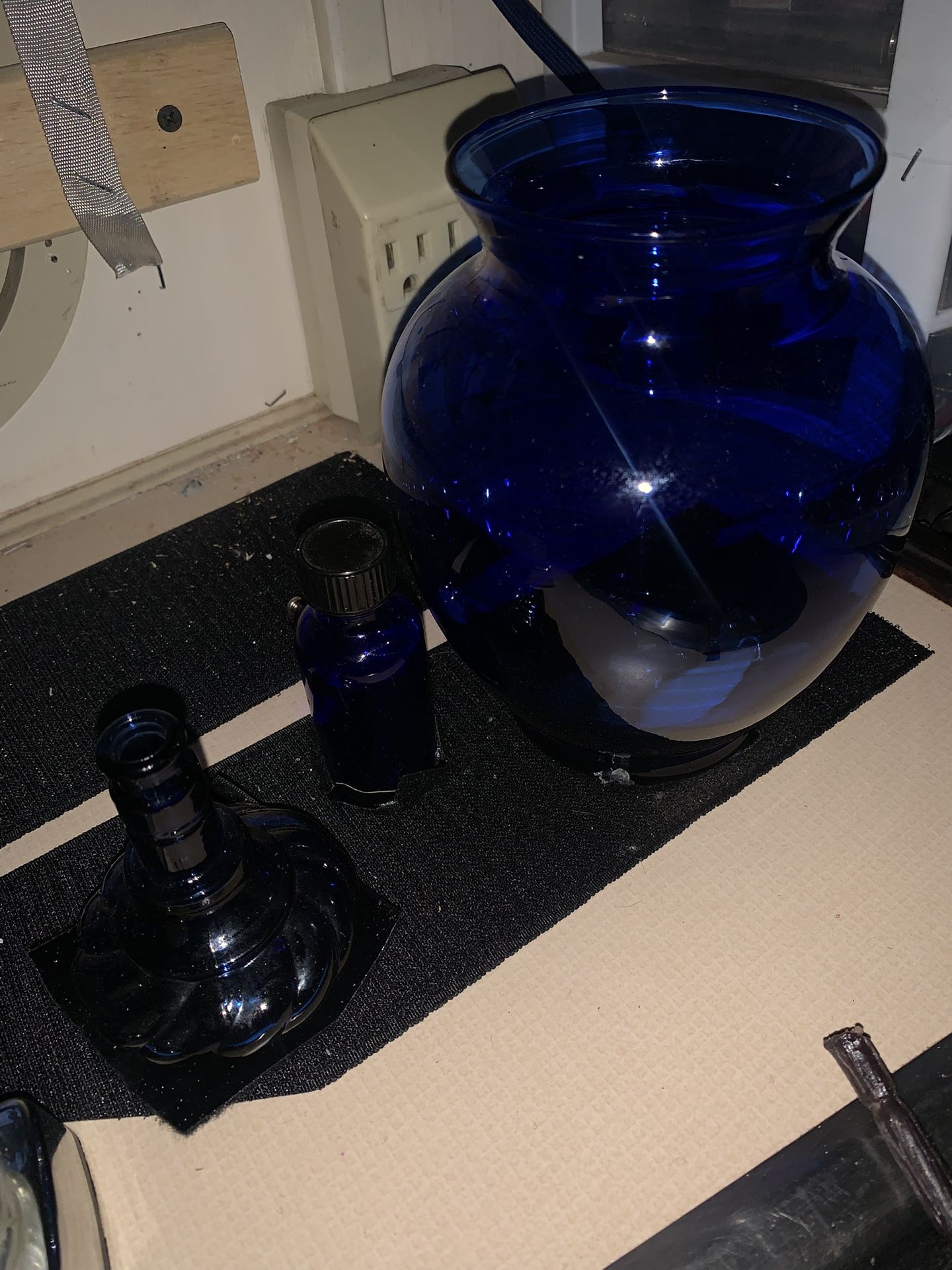 Cobalt Blue Glass Vintage