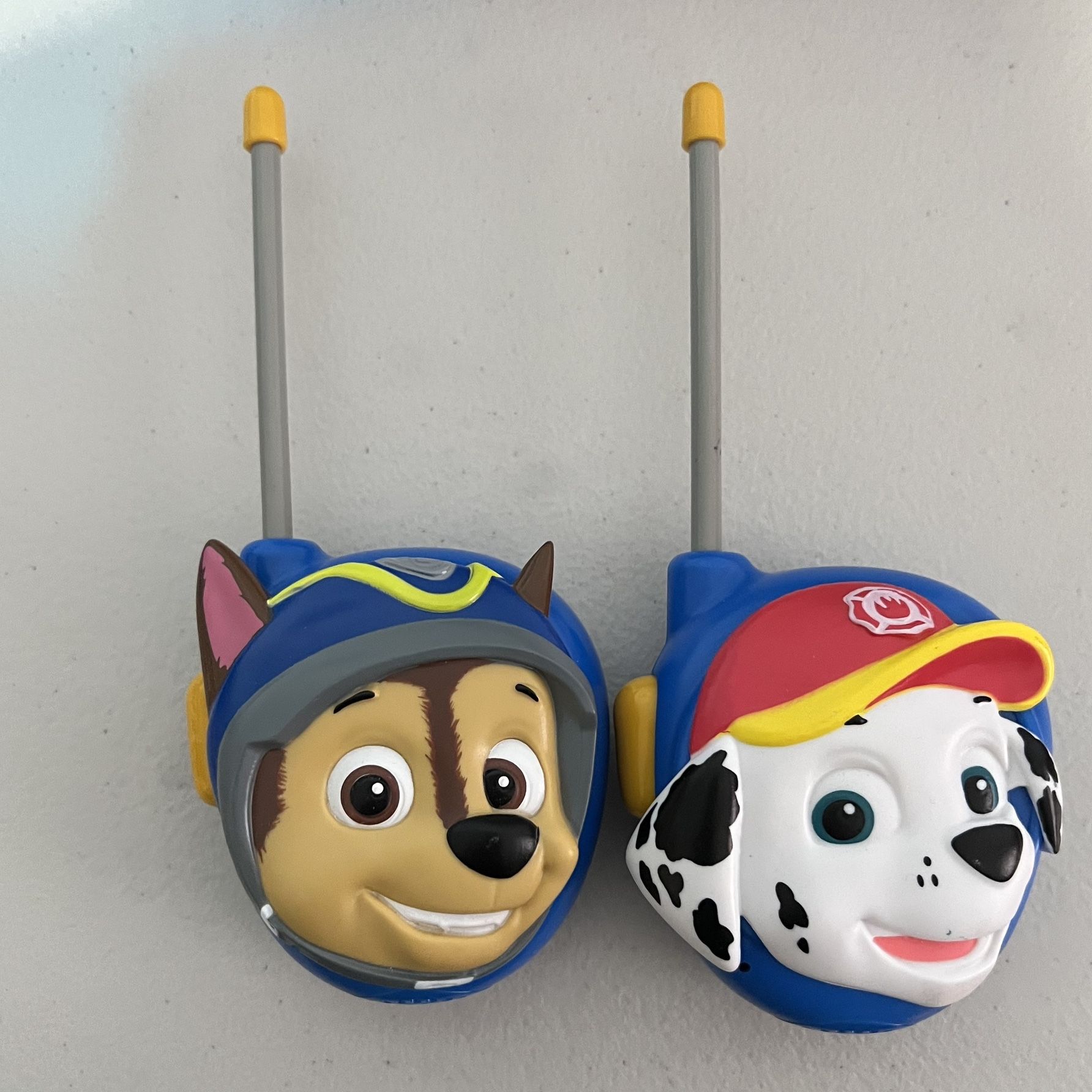 V.I.P. Paw Patrol Chase and Marshall Character Walkie Talkies 