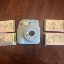 Instax Mini 9 Polaroid Camera With Film 