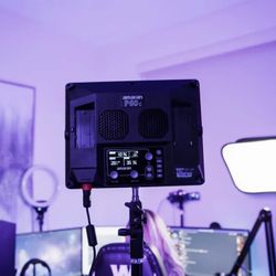 Aputure Amaran P60C RGBWW Video Panel Light 2500K-7500K, 5900lux, Light Effects, and Softbox