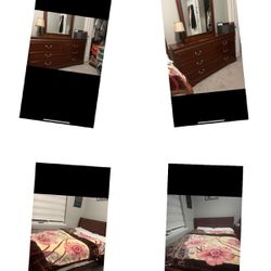 Bed Frame And Dresser 