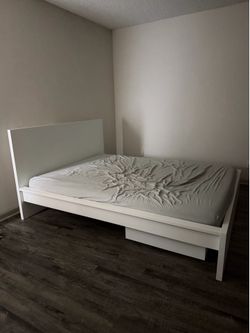 IKEA BED and UNDER STORAGE