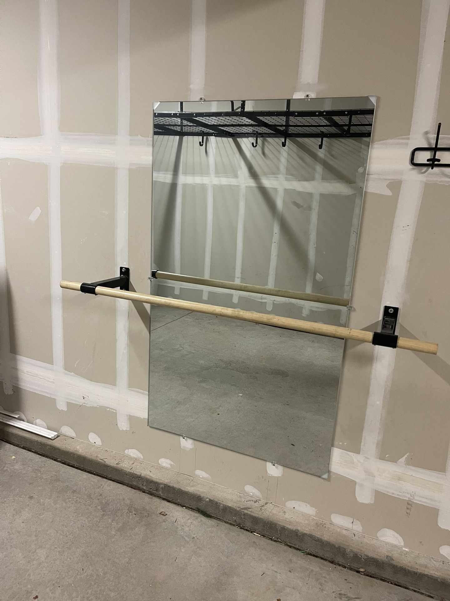Ballet Barre and Mirror