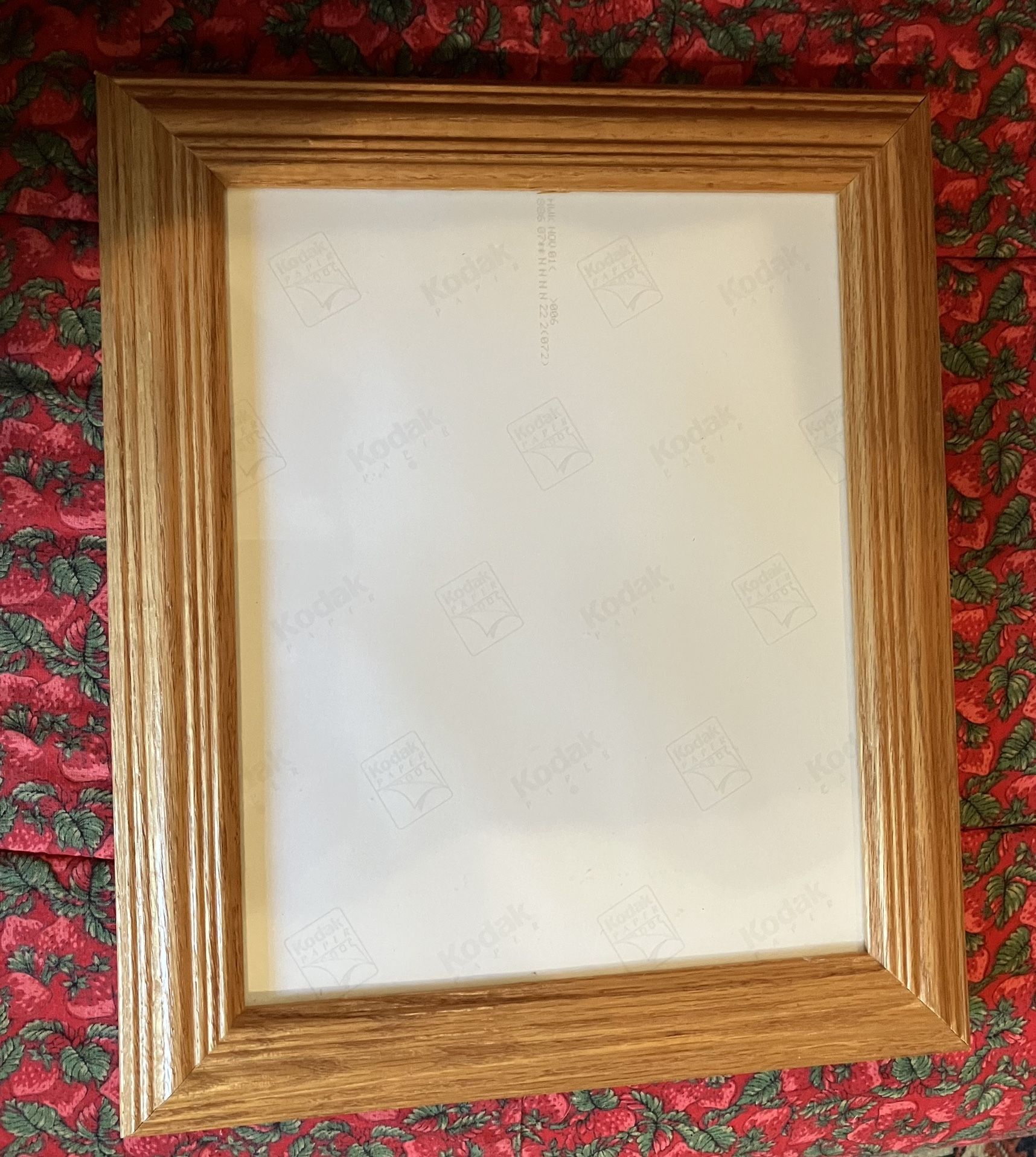 Wood Picture Frames with Glass - hang or easel