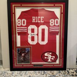 49ers SIGNED JERRY RICE JERSEY 