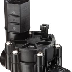 Rain Bird CP075 In-Line Automatic Sprinkler Valve, 3/4" Threaded x Female, Black@J4-204