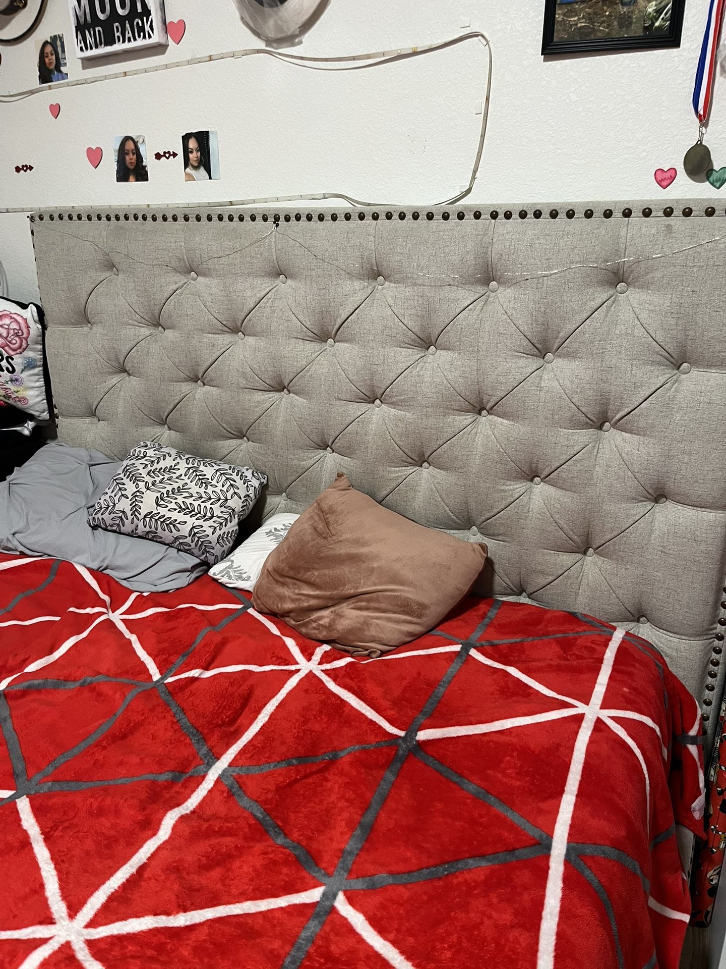 Full Size Bed With Mattress Good Condition 