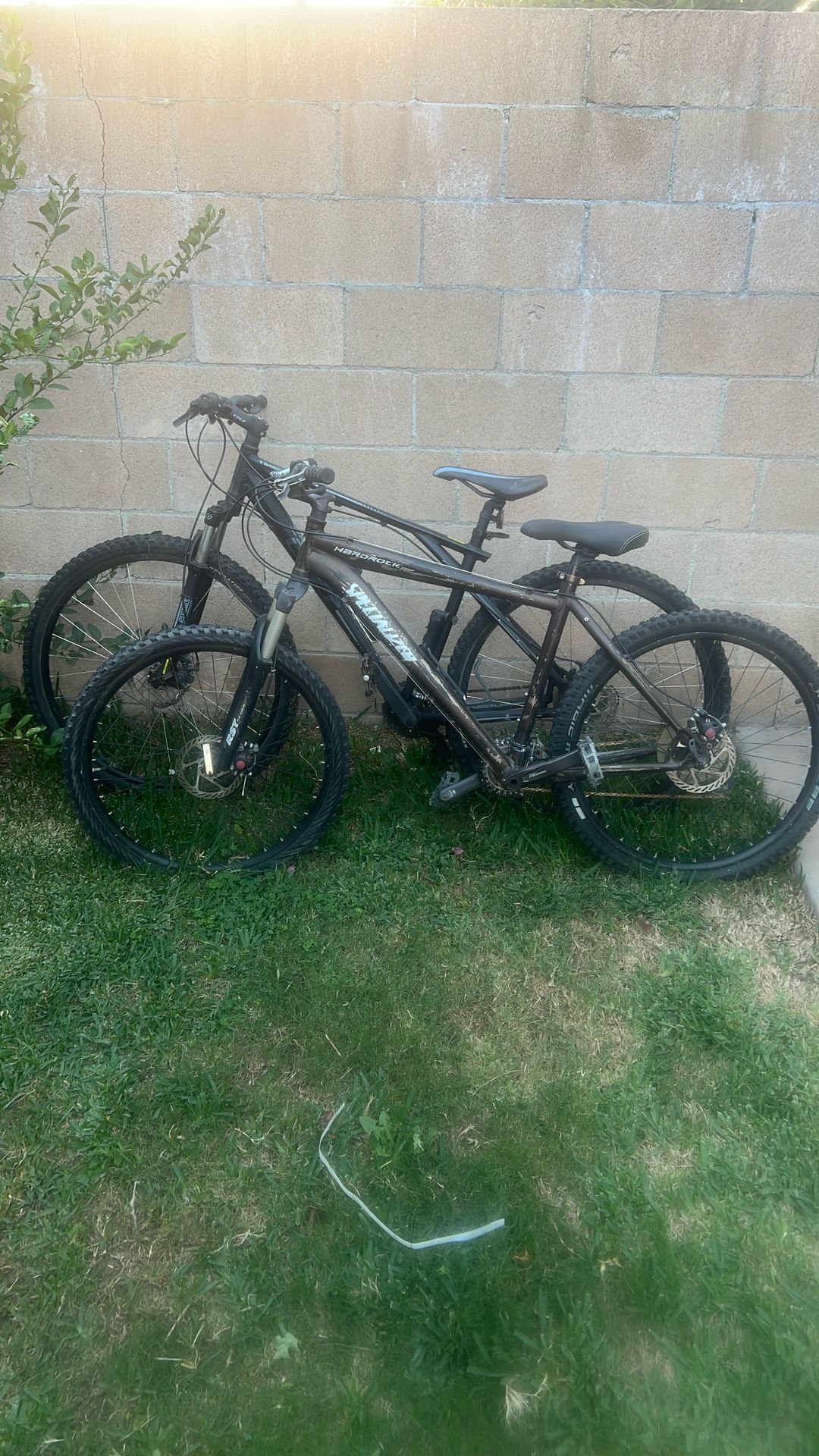 2 Mountain Bikes