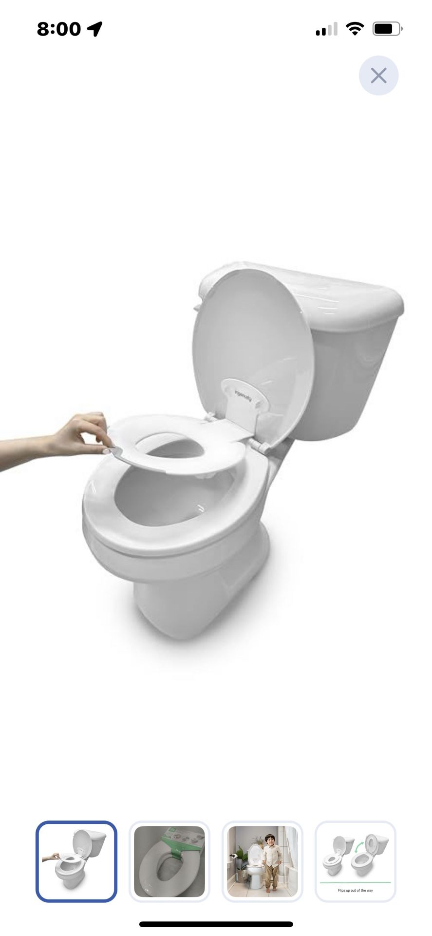 “New”Flip And Sit Potty Training Seats”attaches To Existing Seat(easy To Set Up & Remove)
