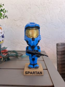 Retro Halo 3 Spartan Collectible Bobble Head