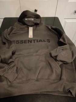 Essential hoodie Charcoal Gray Small 