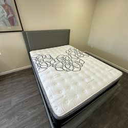 King Size Mattress Pillow Top New 12”