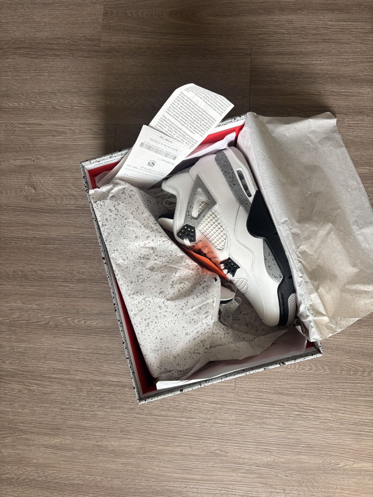 Jordan 4 White Cement