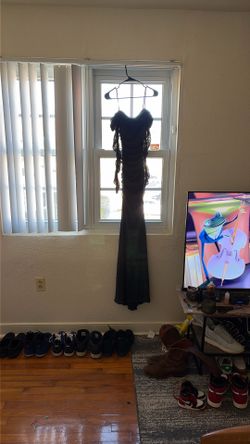 Very Dark Green Long Sleeve Form Fitted Dress