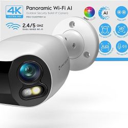 Amcrest Dual-Lens 4K (8MP) Outdoor Security WiFi Camera