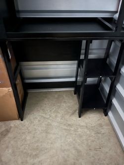 Desks and chairs
