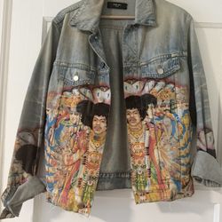 AMIRI Denim Jacket Unisex Jimmy Hendrix