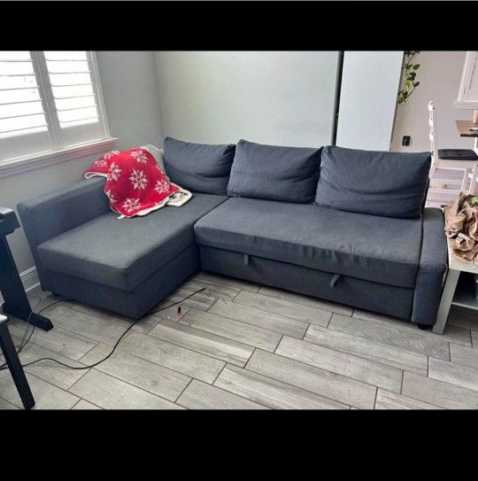 IKEA FRIHETEN SLEEPER SECTIONAL COUCH SOFA