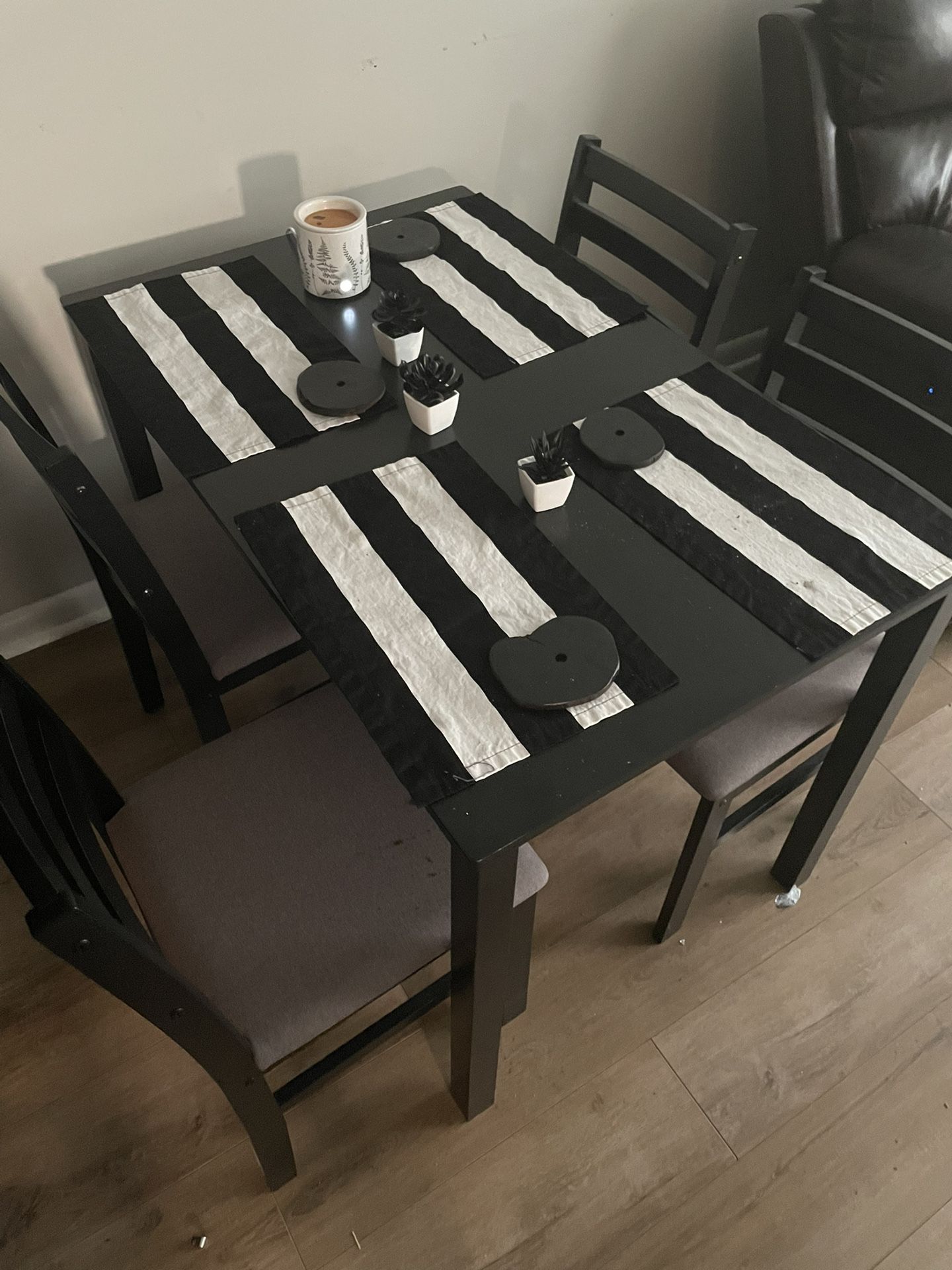 Dining Table And Four Chairs