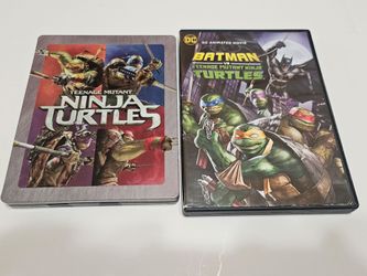TMNT Steelbook & Batman vs TMNT DVD Set