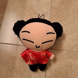 Pucca Plush Stuffed Toy Anime 16” Large with Kimono Sok Sonokong EUC