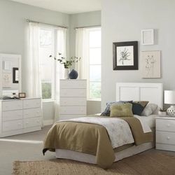 White five piece Bedroom set