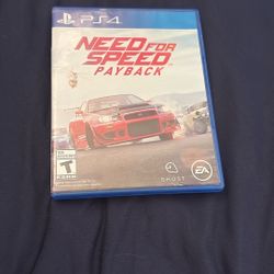Need For Speed Payback PS4