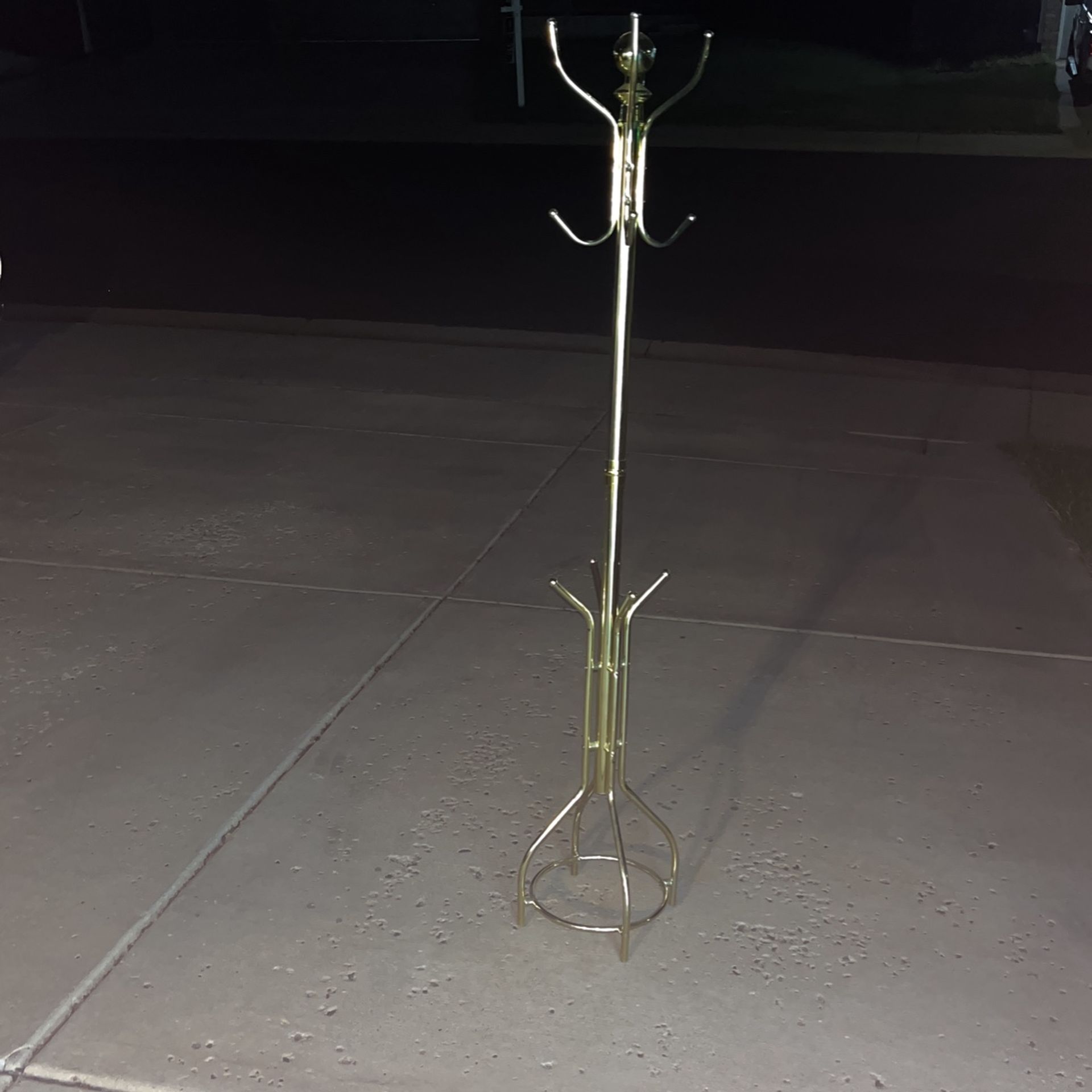 Brass Coat Rack