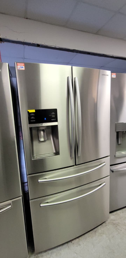 Samsung 4‑Door French Door Fridge – Stainless, Ice & Water