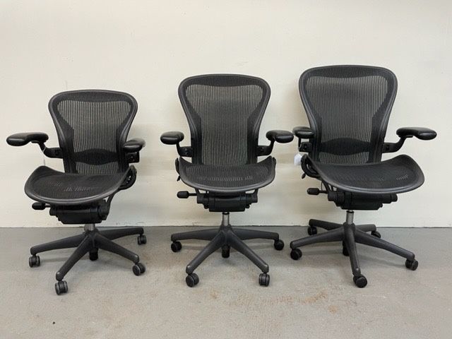 Herman Miller Aeron Chairs 3 Available $225 Each for Sale in Seattle