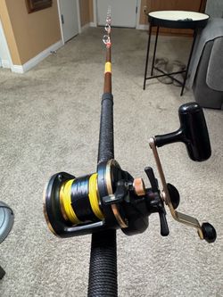 Custom Wrapped Jig Stick/ Daiwa Sealine Fishing Set Up