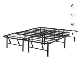 Steel bed frame queen