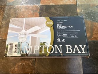 Hampton Bay 52 in. Indoor/outdoor white fan