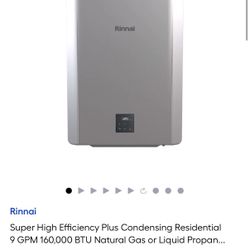 Brand New - rinnai RX160IN 9 GPM 160,000 BTU 