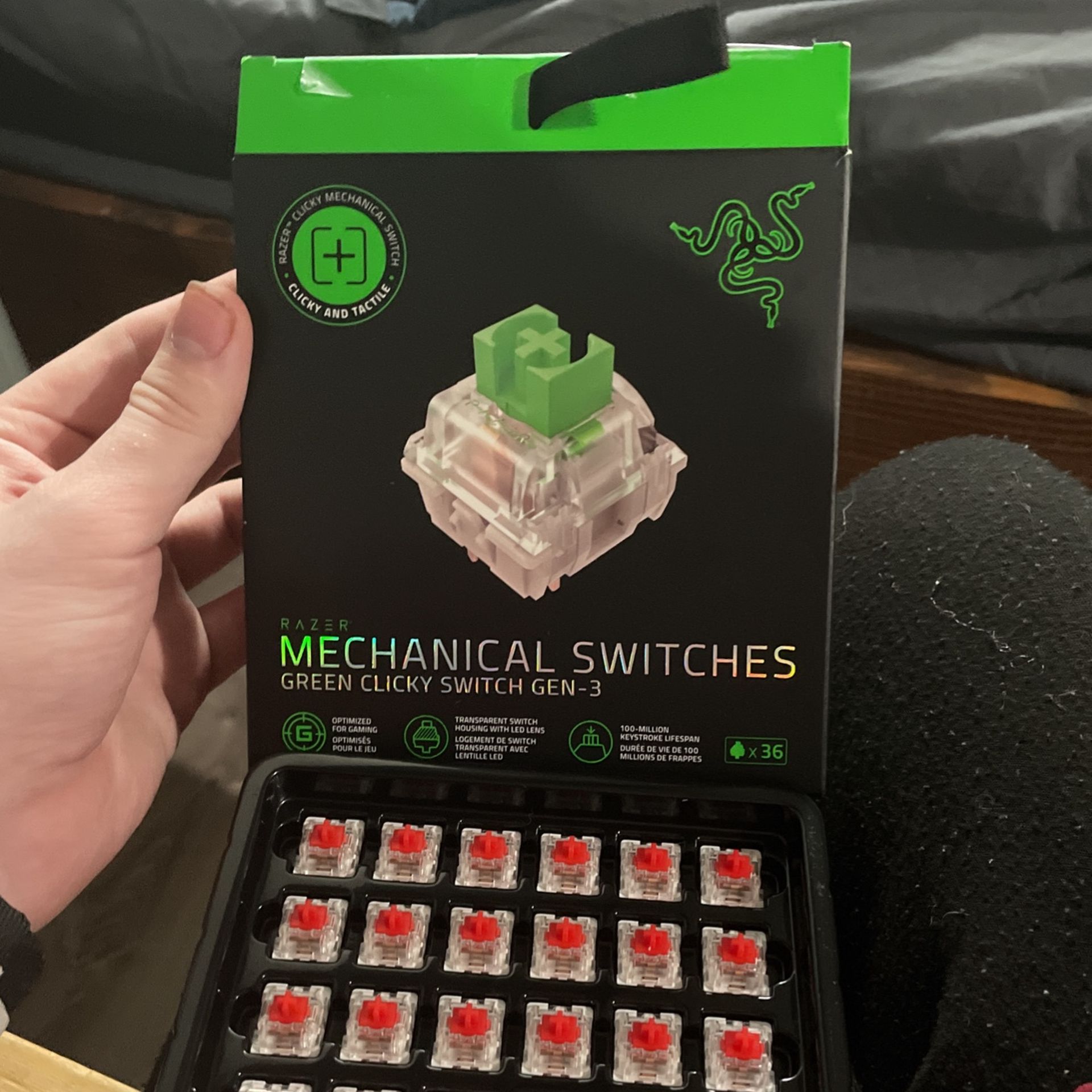Razer Mechanical Switches Gen 3 Box