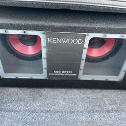 Kenwood Speakers With Amplifier El Capitan 100 x2